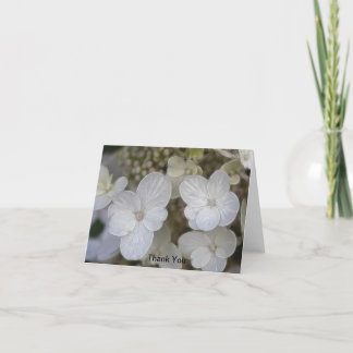 Hydrangea Flowers Thank You Card