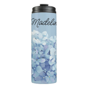 Hydrangea flowers thermal tumbler
