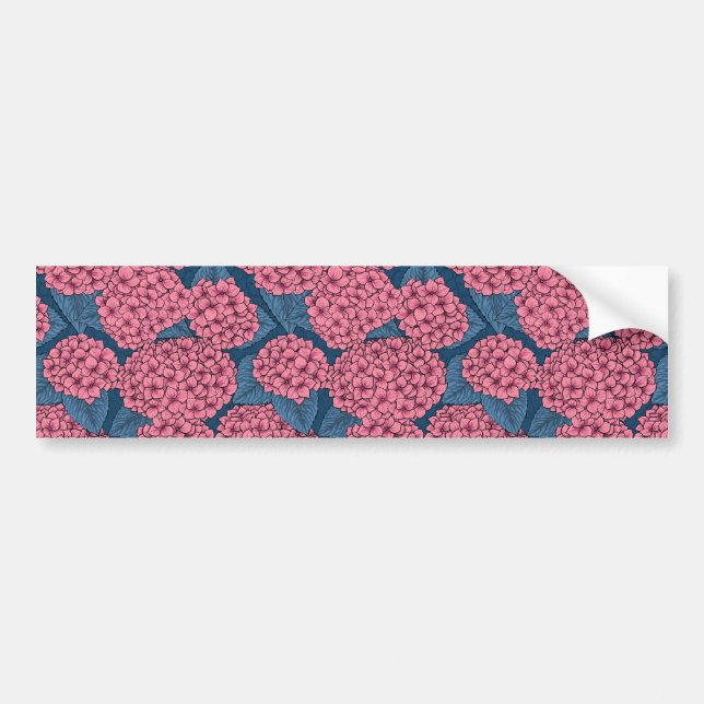 Hydrangea garden bumper sticker (Front)