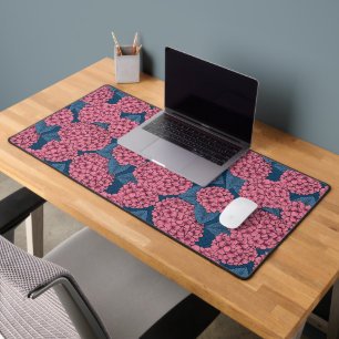 Hydrangea garden desk mat