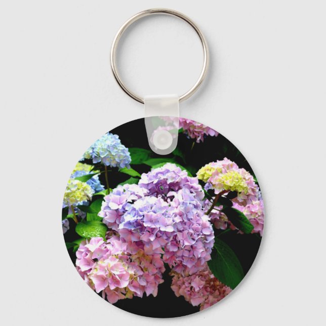 Hydrangea Gardens Key Ring (Front)