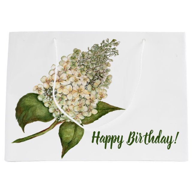 Hydrangea Gift Bag (Front)