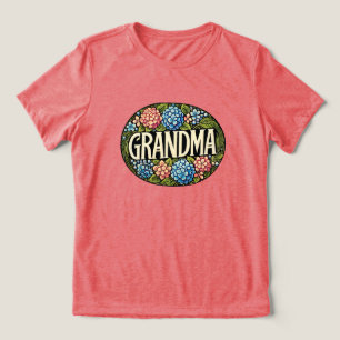 Hydrangea Grandma                                  Tri-Blend Shirt
