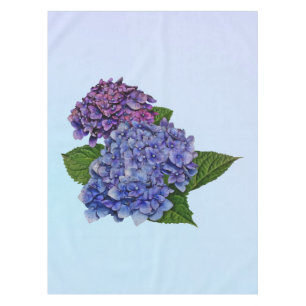 Hydrangea in Shades of Purple Tablecloth