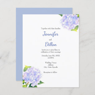 Hydrangea Invitation