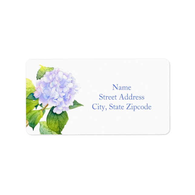 'Hydrangea' Label (Front)