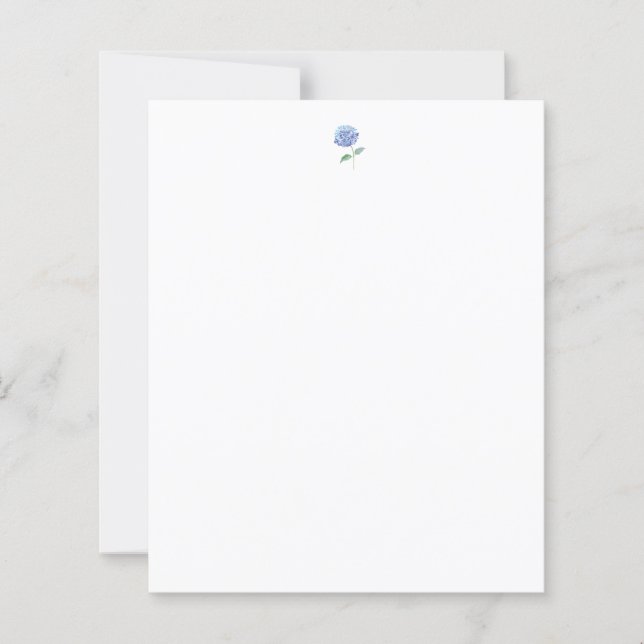 Hydrangea Letterhead (Front)