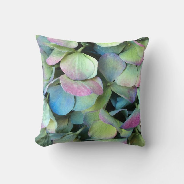 HYDRANGEA  Multi-colour petals --- Cushion (Front)