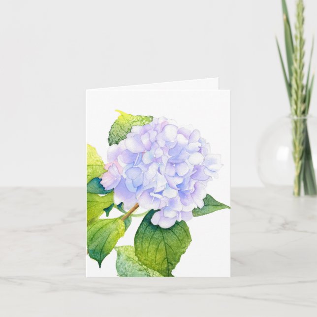 Hydrangea Note Card (Front)