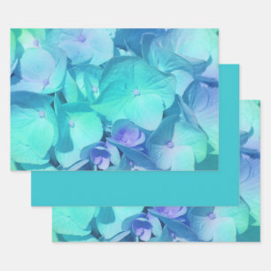 Hydrangea Pattern 2  Wrapping Paper Sheet