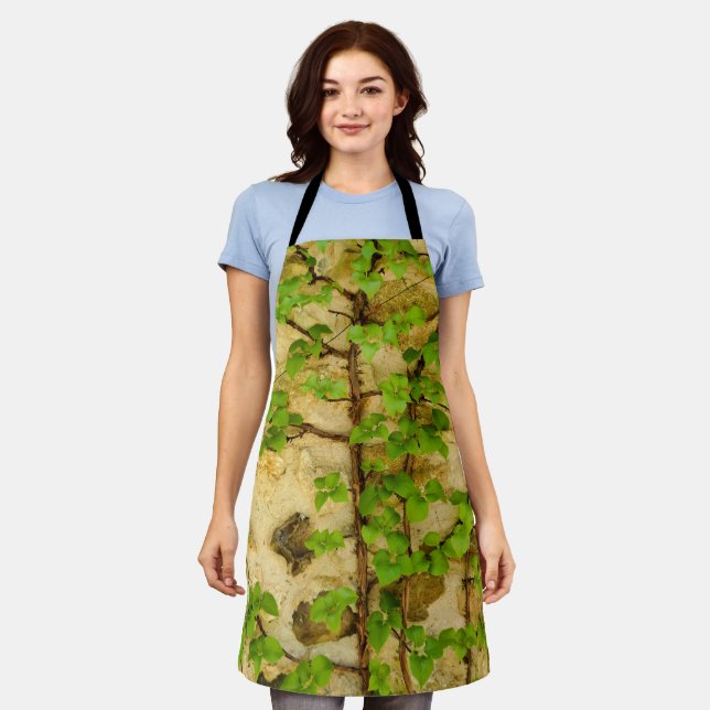 Hydrangea petiolaris All Over Print Apron (Worn)