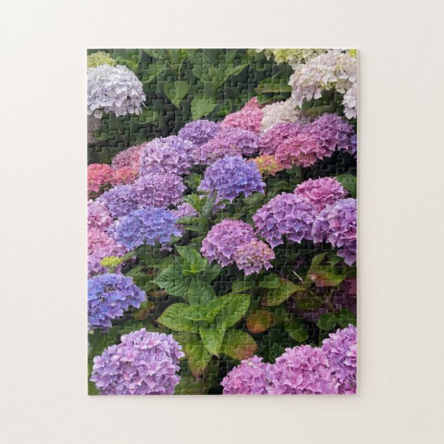 Hydrangea Photograph Jigsaw Puzzle (Vertical)
