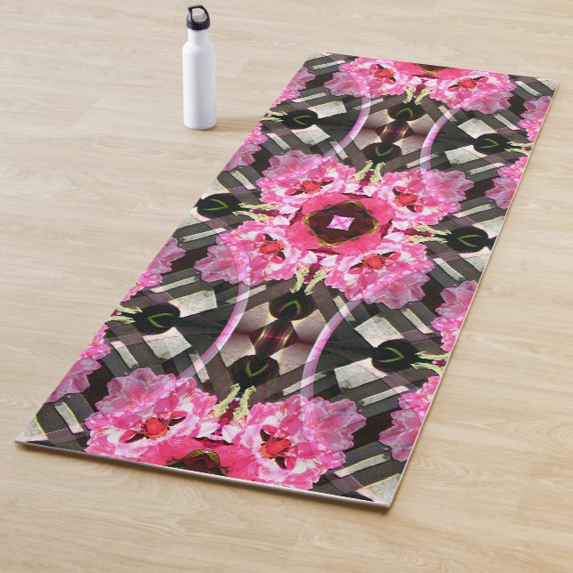 Hydrangea planes.... yoga mat (In Situ)