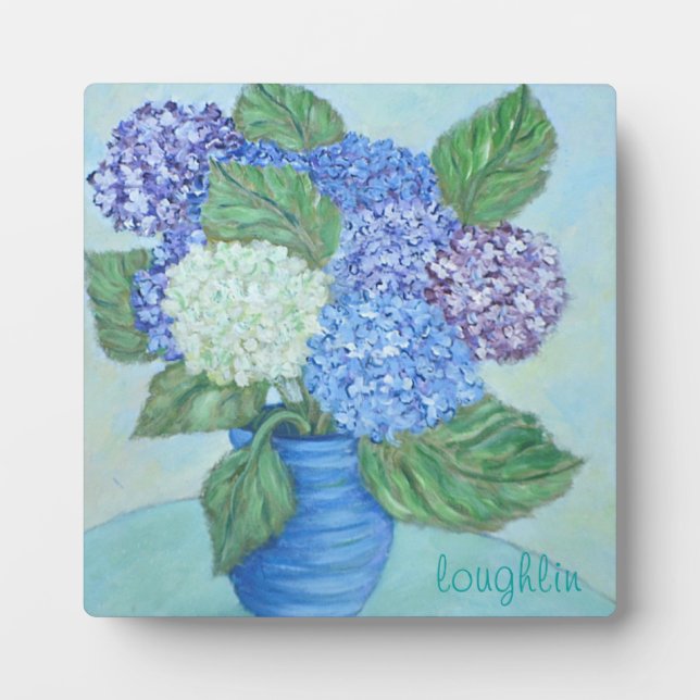 Hydrangea Plaque (Front)