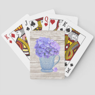 Hydrangea Playing Cards