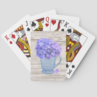 Hydrangea Playing Cards