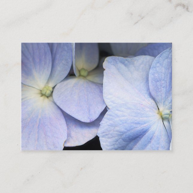 Hydrangea Reflection Business Card2 - Customised Card (Front)