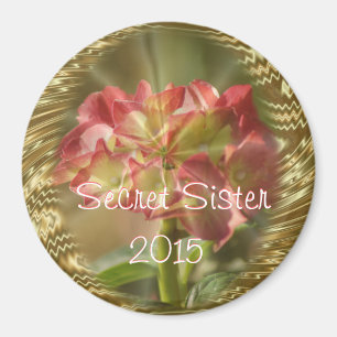 Hydrangea Secret Sister Magnet- or any occasion Magnet