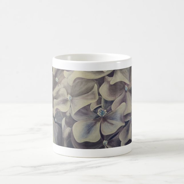 Hydrangea - Silent Elegance Coffee Mug (Center)