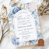 Hydrangea Something Blue Before I Do Bridal Shower