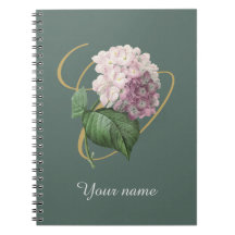 Hydrangea Spiral Photo Notebook