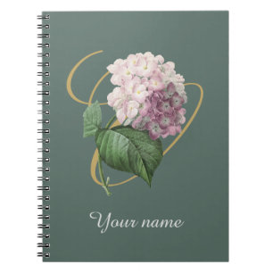 Hydrangea Spiral Photo Notebook