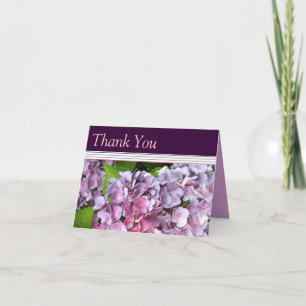 Hydrangea Thank You Card