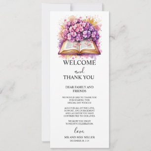 Hydrangea Thank You Card for Desk Notes