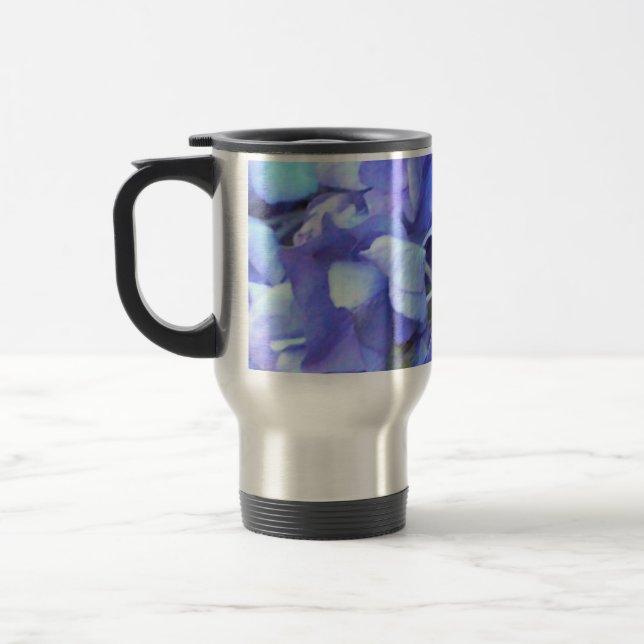 Hydrangea Travel Mug (Left)