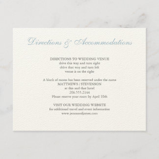 Hydrangea Wedding Insert