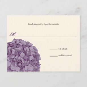 Hydrangea Wedding Response