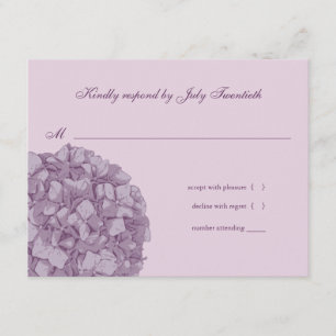 Hydrangea Wedding Response