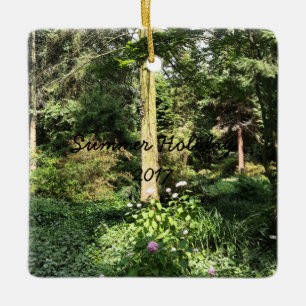 Hydrangea Wood Trees Nature Photography Ceramic Tree Decoration