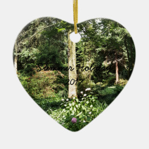 Hydrangea Wood Trees Nature Photography Ceramic Tree Decoration