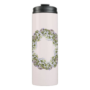 Hydrangea Wreath Thermal Tumbler