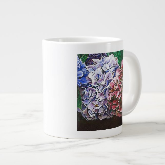 Hydrangeas 2010 large coffee mug (Front Right)