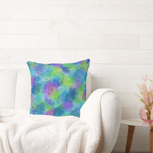 Hydrangeas Abstract Cushion