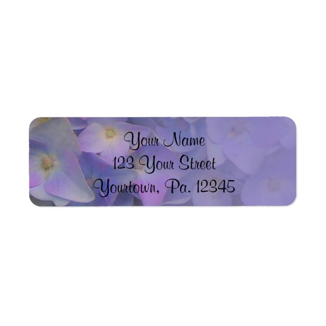 Hydrangeas Address Label Return Address Label (Front)