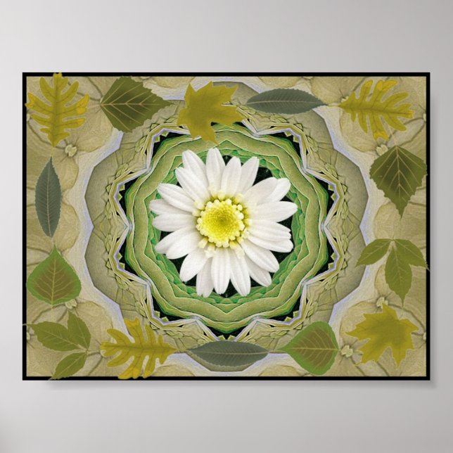 Hydrangeas Art Poster (Front)