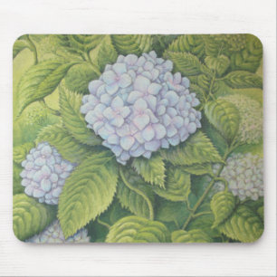 Hydrangeas at Lanhydrock in Pastel Mouse Pad