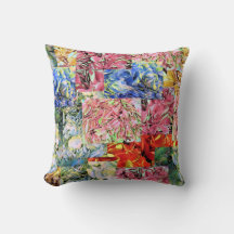Hydrangeas blossoms - pillow