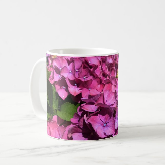 Hydrangeas Coffee Mug (Front Left)