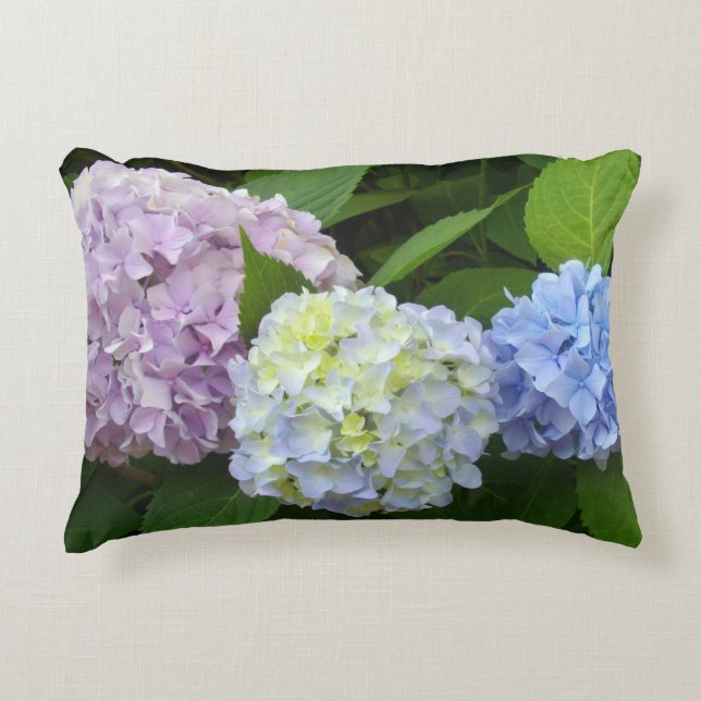 Hydrangeas Decorative Cushion (Front)