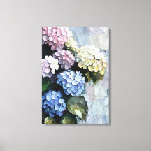 Hydrangeas in bold strokes