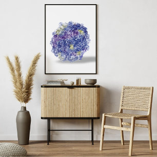 Hydrangeas in Watercolour - Floral Art Print