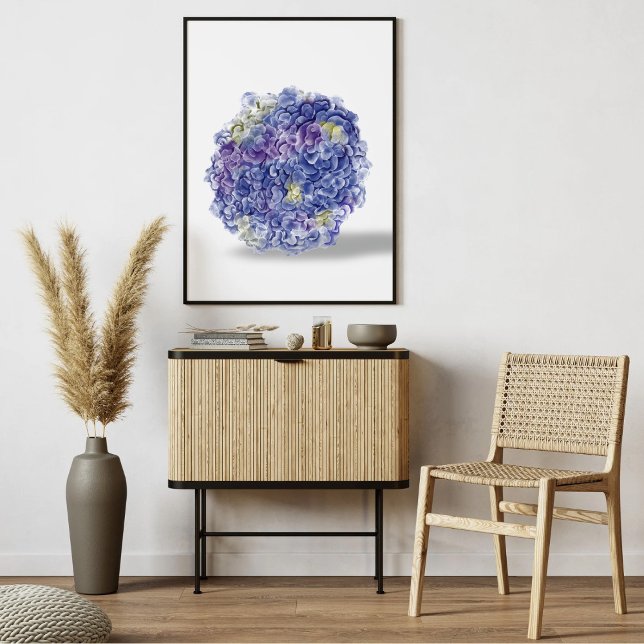 Hydrangeas in Watercolour - Floral Art Print (Creator Uploaded)