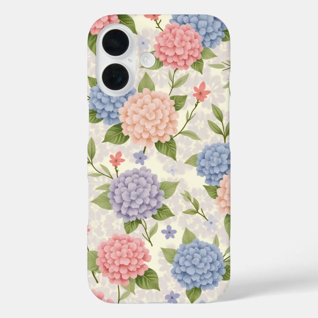 Hydrangeas iPhone case (Back)