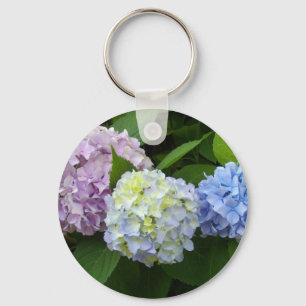 Hydrangeas Key Ring