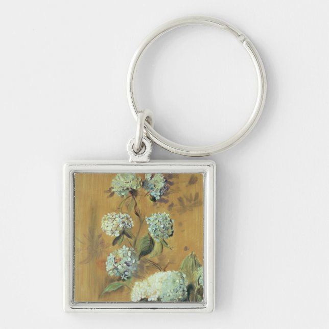 Hydrangeas Key Ring (Front)