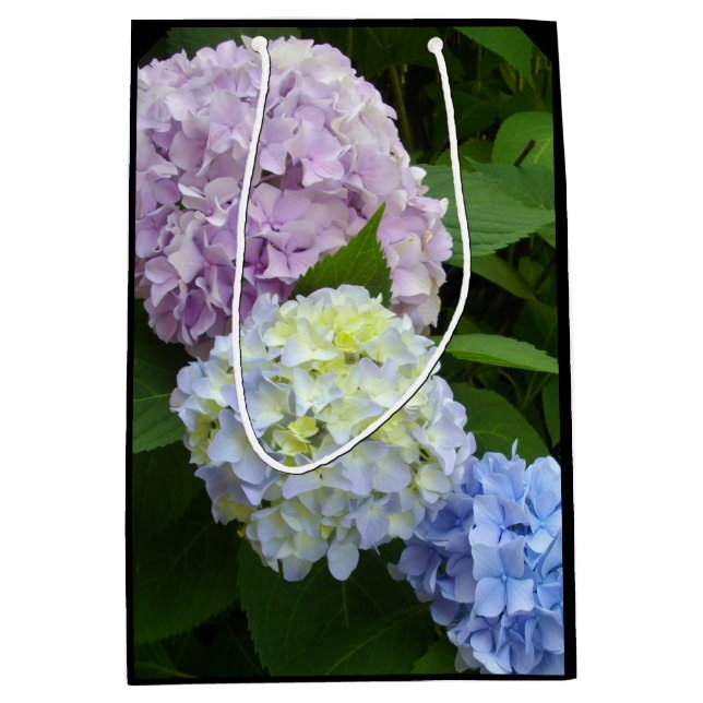 Hydrangeas Medium Gift Bag (Front)